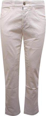 La Martina 5-Pocket Broek - Heren - Slim Fit Broeken - Wit - W33 - Katoen - Broeken