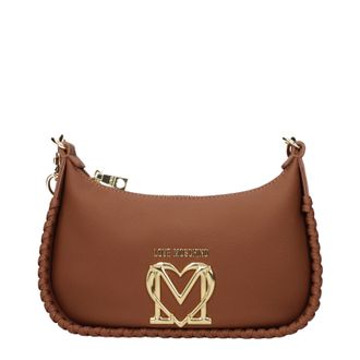 Love Moschino Damens Umh&auml;ngetaschen Polyurethan Braun/Camel