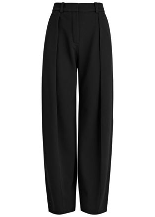 Jacquemus Le Pantalon Passeo Barrel-leg Trousers - Black - 38 (UK10 / S)