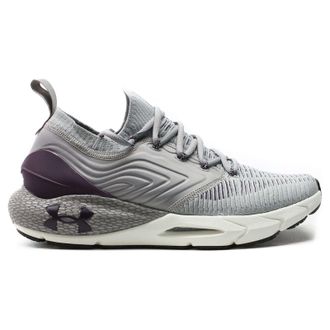 Under Armour HOVR Phantom 2 INKNT Synthetic Textile Mens Low Top Trainers - Grey - Size:UK 7.5