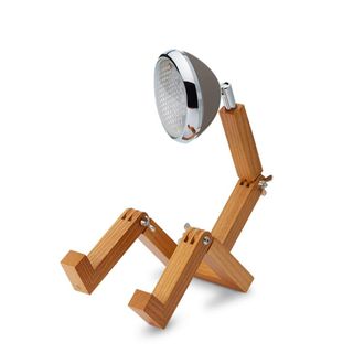 Mr. Wattson L&aacute;mpara gris LED con cuerpo ajustable mini marcos de madera