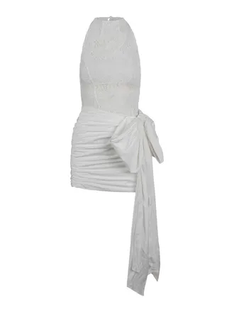 Rotate Dress with Bow