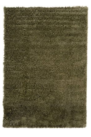 Kukoon Soft Fluffy Thick Pile Shaggy Area Rug, Living Room Bedroom Carpet Runner in Olive | Size: 240 cm x 330 cm