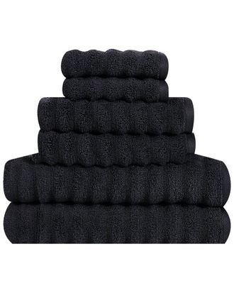 London Fog Zero Twist 6Pc Towel Set