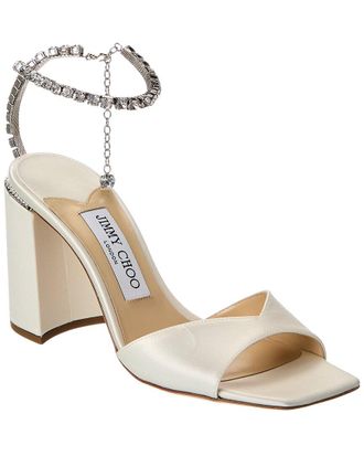 Jimmy Choo London Saeda 85 Satin Sandal