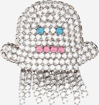 Lisa C Broche de lat&oacute;n Lisa C con cristales en forma de fantasma