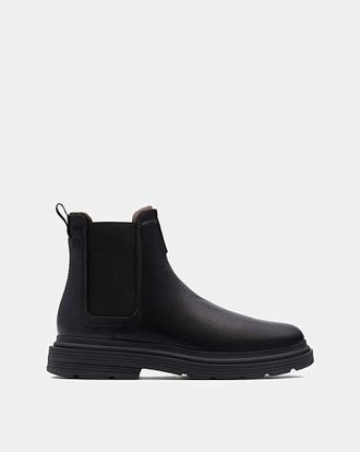 Clarks Badbury Easy Boots - Black