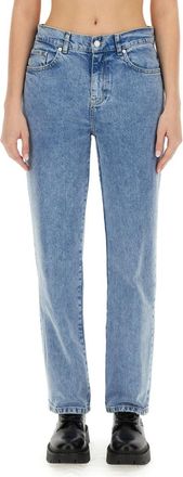 Moschino Denim Boyfriend Mid Rise Jeans