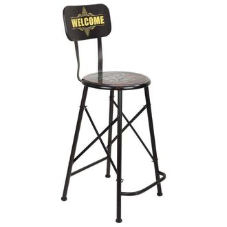 Wanderlust Deco Wanderlust Deco - Taburete Alto De Metal Negro 46x40x100h Cn