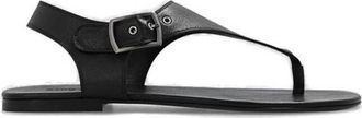 Saint Laurent Caleb Ankle Strap Flat Sandals, Brand Size 40 ( US Size 10 )