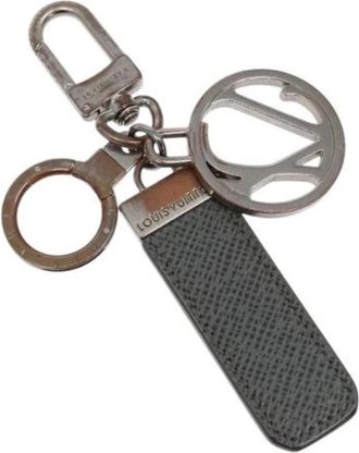 Louis Vuitton Pre-owned Leather key-holders - Dames - Vintage Accessoires - Grijs - ONE Size - Leer - Vintage