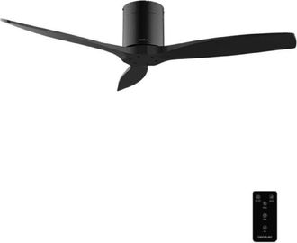 Cecotec Cecotec Ventilador De Techo Con Mando A Distancia De 52 Energysilence Aero 5400 Classic Black&black. Motor Dc 40w, 3 Aspas