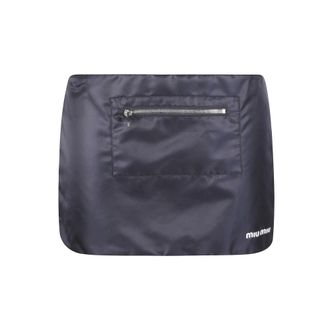 Miu Miu Dames, Rokken, Blauw, Maat: M Fleece