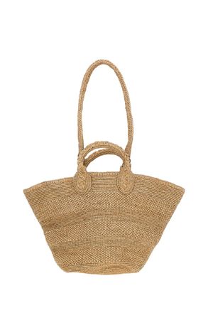 Ibeliv Double Handles Raffia Bag