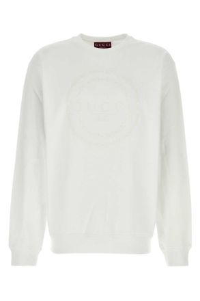 Gucci White Crew Neck Sweatshirt