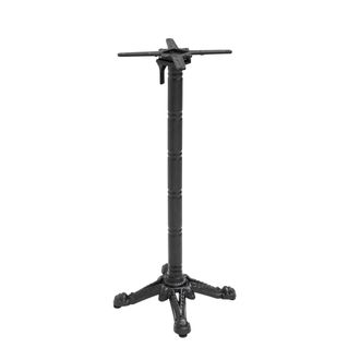 Oviala Base de mesa con sistema de inclinaci&oacute;n 108 cm en hierro fundido negro