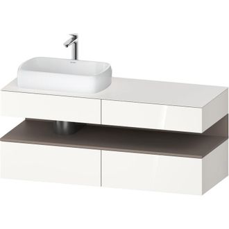 Duravit Qatego Consola Mueble Bajo Lavabo, 2 Extensiones, 2 - Duravit