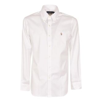 Ralph Lauren Formal Shirts, male, White, Size: 3XL Pin Point Shirt