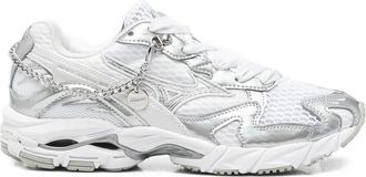 Mizuno Wave Rider Chain-link Metallic-effect Sneakers