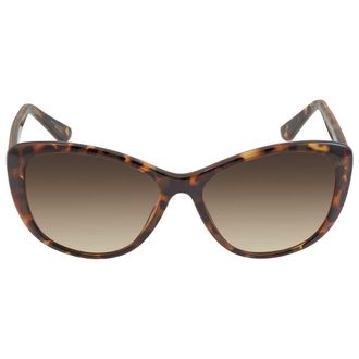 Calvin Klein Brown Gradient Cat Eye Ladies Sunglasses CK19560S 235 57