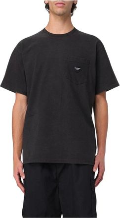 Carhartt Work in Progress Hombre, Camisetas, Negro, Talla: S