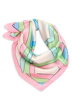 Frasier Sterling Maui Square Scarf in Blue at Nordstrom