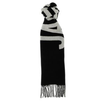 Jacquemus Bufanda de punto con logo - Accessories - Hombre - Negro - ONE SIZE