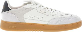 Axel Arigato Low-Top Sneaker with Perforated Side Panels and Gold-Accent Logo
