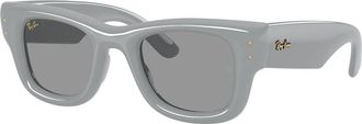 Ray-Ban RB4940 Wayfarer Puffer 6876/1 Mens Sunglasses Grey Size 47