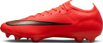 Nike Mens Mercurial Vapor 17 Elite Firm-Ground Low-Top Soccer Cleats in Red | IF8508-600