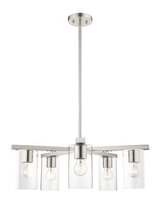 Livex Lighting 5-Light Brushed Nickel Chandelier