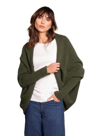 Celtic & Co. Supersoft Cocoon Cardigan in Olive at Nordstrom, Size X-Small