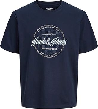 Jack & Jones Jack & Jones Dover Logo T-Shirt - Navy
