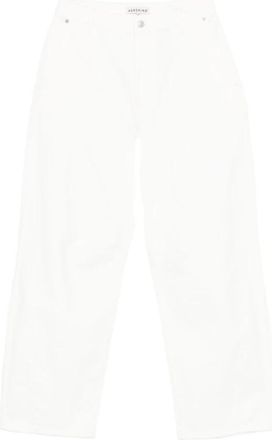 Birgitte Herskind Esme Denim Jeans - Dames - Straight fit broeken - Wit - 2XS - Denim - Broeken