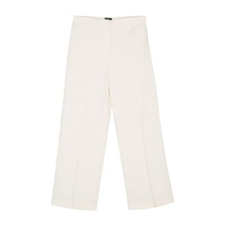 Theory Straight Trousers, female, Beige, Size: 2XS Wide-Leg Pull-On Pant