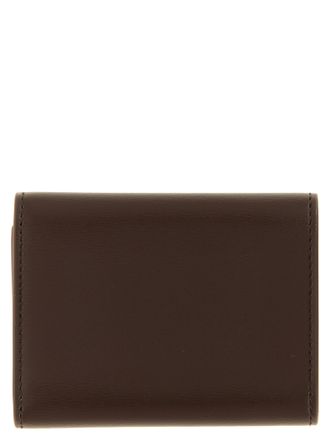 Jil Sander Calfskin Tri-Fold Wallet - Brown