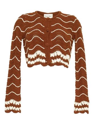 Cara Cara Jolene cardigan - women - Cotton - S - Brown