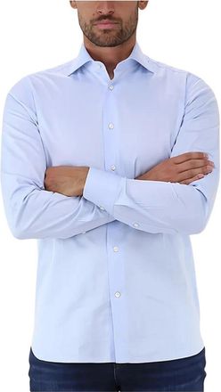 Borriello Camicia - Heren - Casual Overhemden - Blauw - 4XL - Overhemden