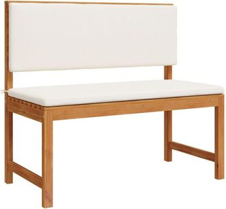 vidaXL Garden Bench Brown 100 x 50 x 91cm Solid Acacia wood Vidaxl