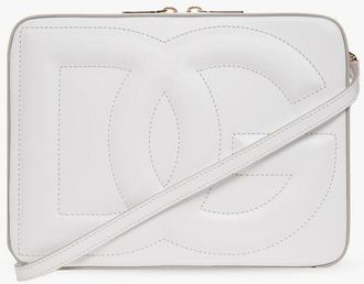 Dolce & Gabbana Dolce & Gabbana Leather Shoulder Bag With Logo