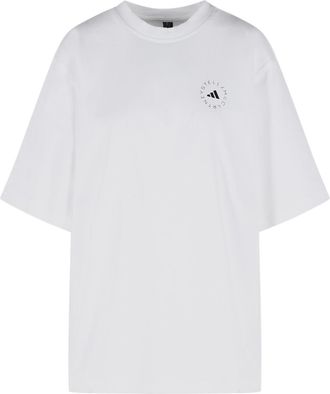 adidas Adidas By Stella McCartney Wei&szlig;es Baumwoll-T-Shirt