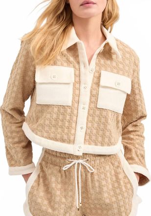 Veronica Beard Womens Zariah Cardigan In Stone Khaki