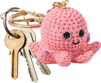 Generic Octopus Keychain Toy - Cute Octopus Keyrings, Cartoon Octopuss Charm | Creative Sea Animal Bag Decoration Pendant, Stylish Resin Backpack Accessory wi