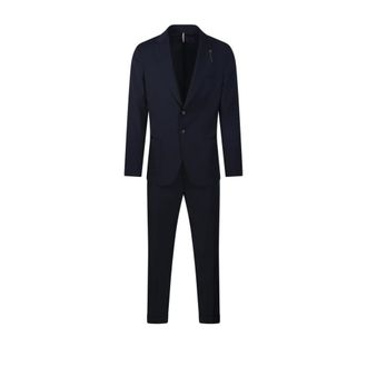 Santaniello Single Breasted Suits, male, Blue, Size: 2XL Suit