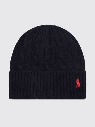 Polo Ralph Lauren Cappello beanie in lana e cashmere con logo ricamato