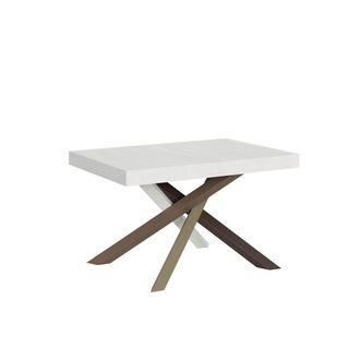 Itamoby Itamoby - Tavolo Allungabile 90x120/224 Cm Volantis Bianco Frassino Telaio 4/c