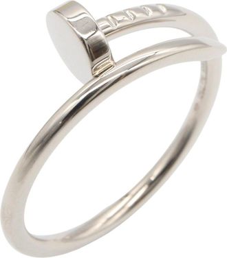 Cartier Silver White Gold (18K) Band Ring (Pre-Owned)