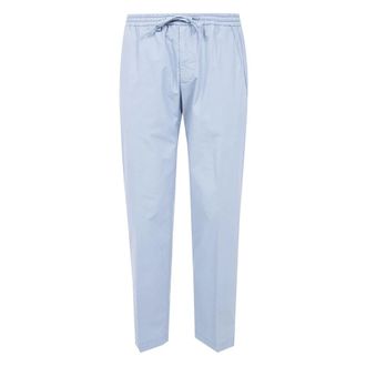 Michael Coal Broeken, Heren, Blauw, W32, Adam Popeline Coulisse Broeken