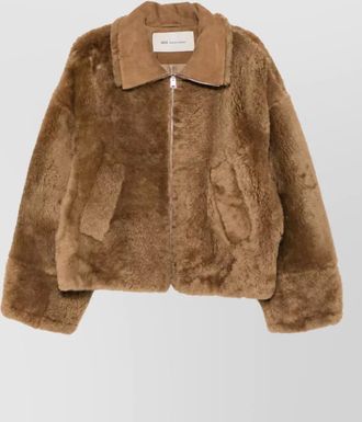 Ami shearling jacket