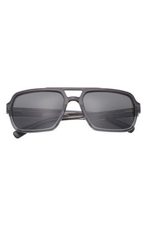Ted Baker 59mm Polarized Navigator Sunglasses in Grey at Nordstrom Rack